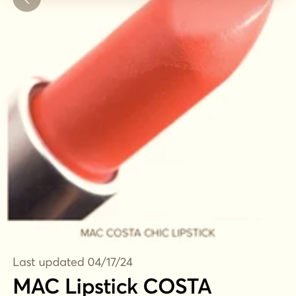 Mac lipstick COSTA CHICA